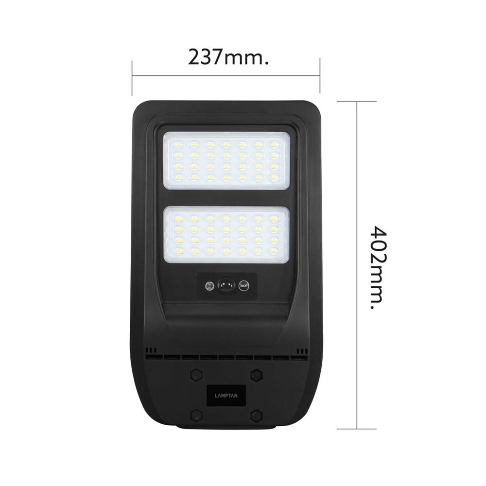ไฟถนน SOLAR LAMPTAN URBAN 100 วัตต์ DAYLIGHT สีดำ