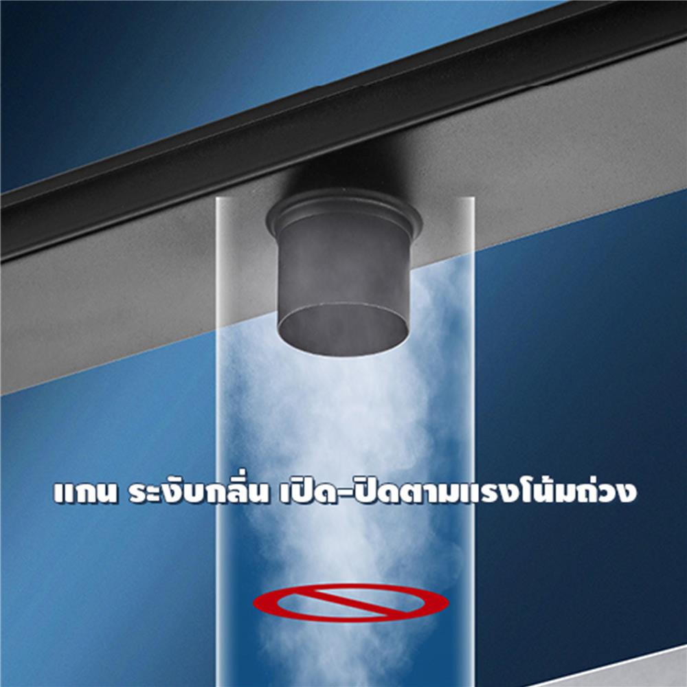 รางน้ำทิ้ง CASSA CL0145 20 ซม. สีดำ