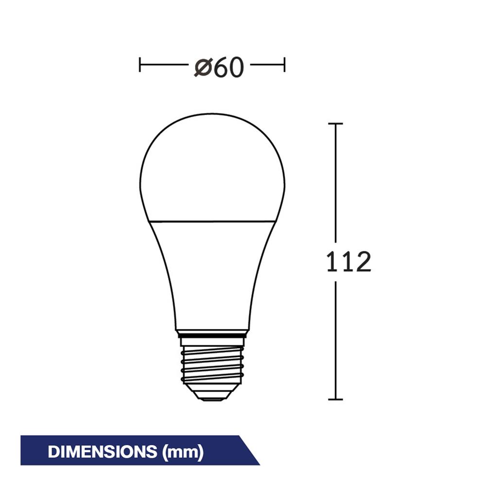 หลอด LED BEC ULTRA-X 11 วัตต์ WARM WHITE E27 แพ็ก 4 ชิ้น