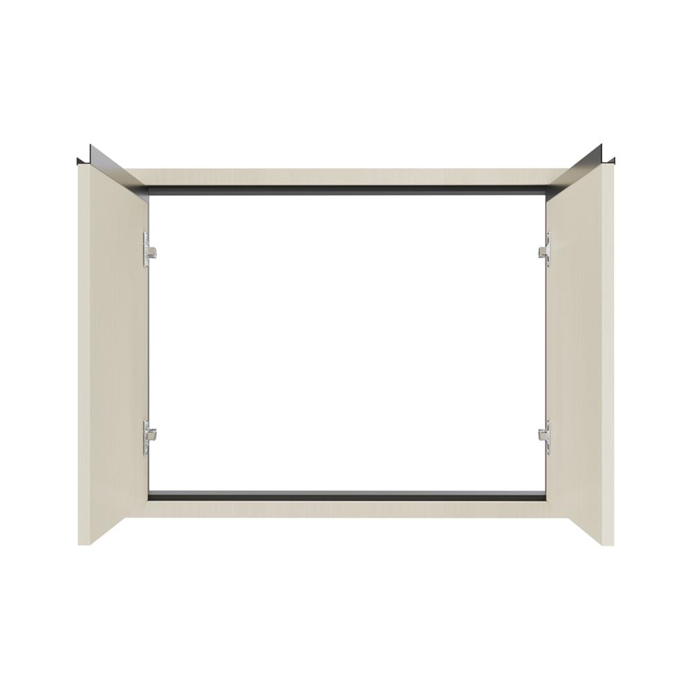 บานซิงค์คู่ JUPITER SILKY MOON 83x63 cm. สีน้ำตาล