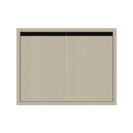 บานซิงค์คู่ JUPITER SILKY MOON 87x67 ซม. สีน้ำตาล