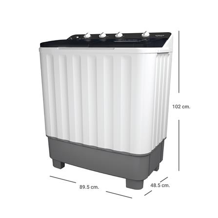 เครื่องซักผ้า 2 ถัง HITACHI LTT 12JWT MRG 12 กก. สีเทา_6