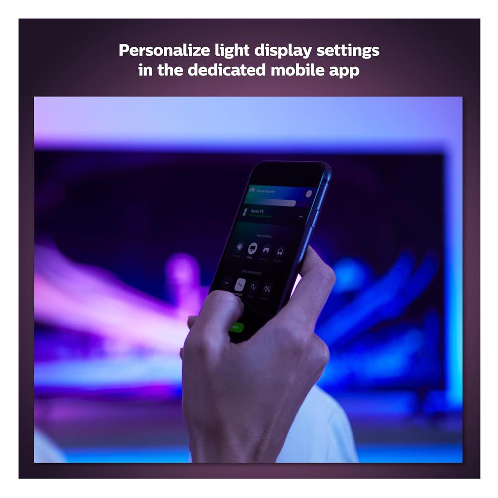 อุปกรณ์ควบคุมไฟ PHILIPS HUE HDMI SYNC BOX สีดำ