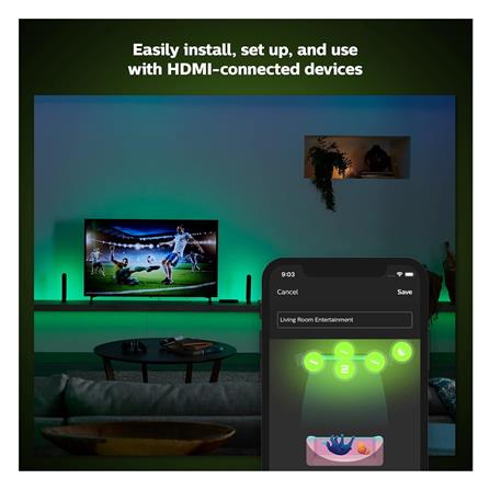 อุปกรณ์ควบคุมไฟ PHILIPS HUE HDMI SYNC BOX สีดำ_5