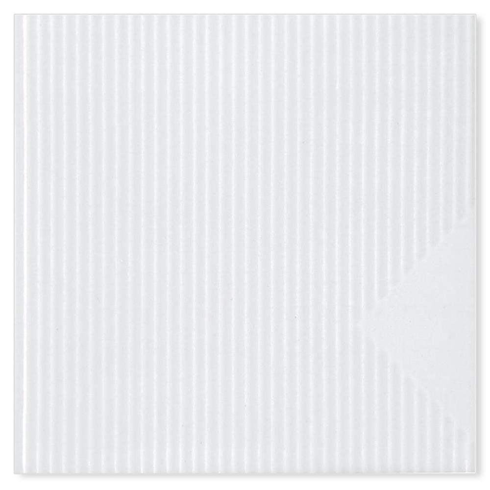 กระเบื้องผนังพอร์ซเลน 4x4 นิ้ว COTTO MT 4SR1 สลิม ฟอร์มา ขาว PM 1 ตร.ม.