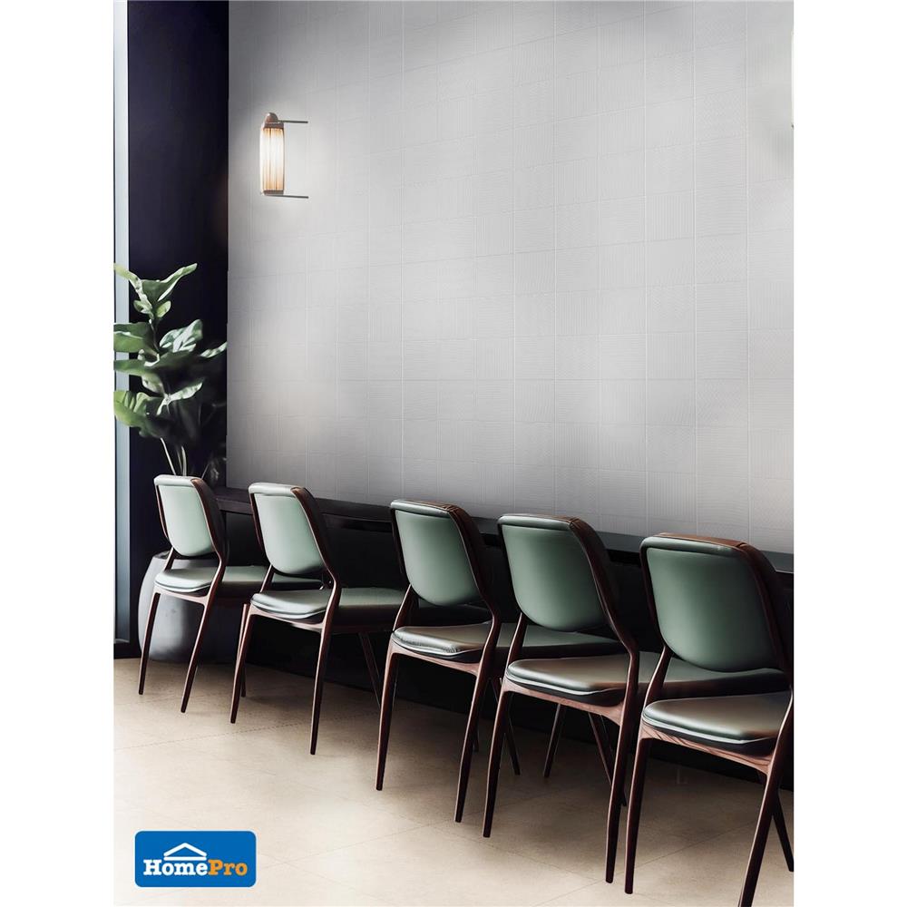 กระเบื้องผนังพอร์ซเลน 4x4 นิ้ว COTTO MT 4SR1 สลิม ฟอร์มา ขาว PM 1 ตร.ม.