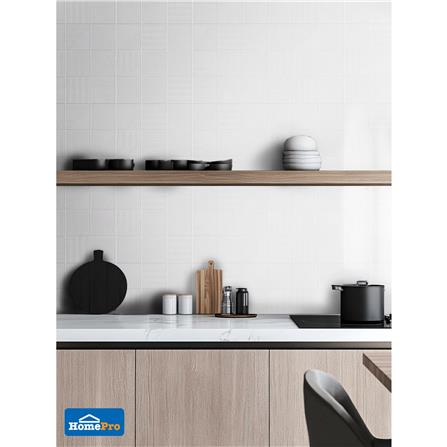 กระเบื้องผนังพอร์ซเลน 4x4 นิ้ว COTTO MT 4SR1 สลิม ฟอร์มา ขาว PM 1 ตร.ม._4