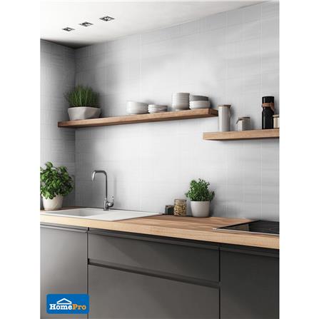 กระเบื้องผนังพอร์ซเลน 4x4 นิ้ว COTTO MT 4SR1 สลิม ฟอร์มา ขาว PM 1 ตร.ม._5