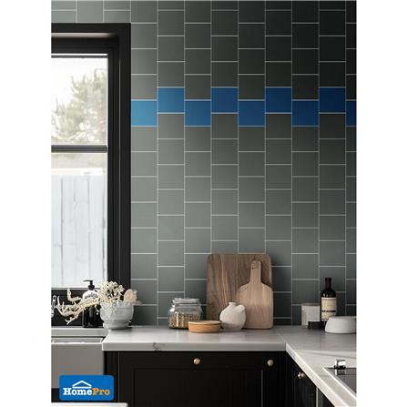กระเบื้องผนังพอร์ซเลน 4x4 นิ้ว COTTO MT 4SR1 สลิม ฟอร์มา เทา PM 1 ตร.ม._5