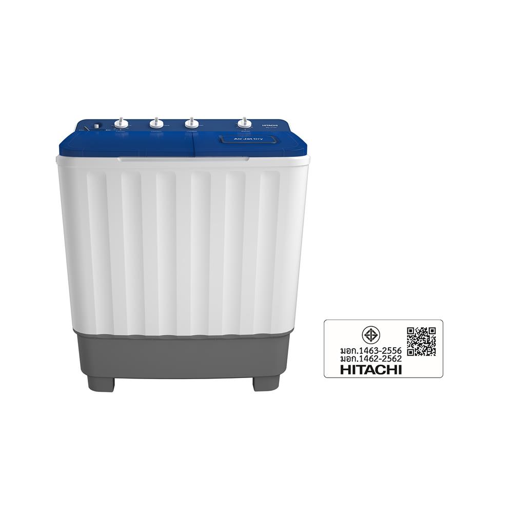 เครื่องซักผ้า 2 ถัง HITACHI LTT 10JWT PFB 10 กก. สีขาวฟ้า