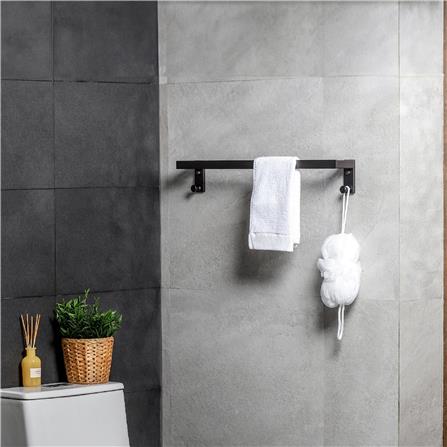 ราวแขวนผ้า RASLAND RA W1532-W6000-GG สีเทา_2