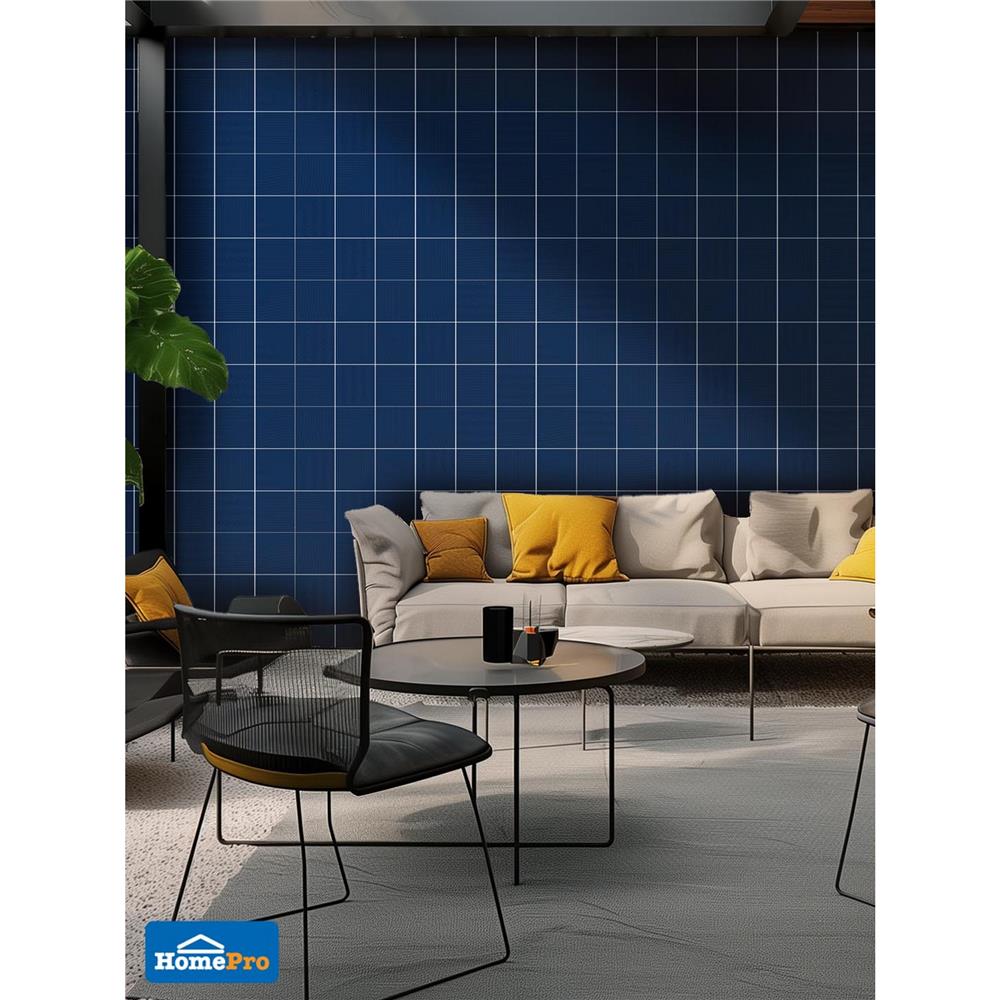 กระเบื้องผนังพอร์ซเลน 4x4 นิ้ว COTTO MT 4SR1 สลิม ฟอร์มา น้ำเงิน PM 1 ตร.ม.
