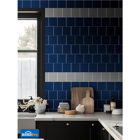 กระเบื้องผนังพอร์ซเลน 4x4 นิ้ว COTTO MT 4SR1 สลิม ฟอร์มา น้ำเงิน PM 1 ตร.ม._6