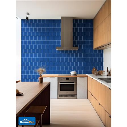 กระเบื้องผนังพอร์ซเลน 4x4 นิ้ว COTTO MT 4SR1 สลิม ฟอร์มา น้ำเงิน PM 1 ตร.ม._7