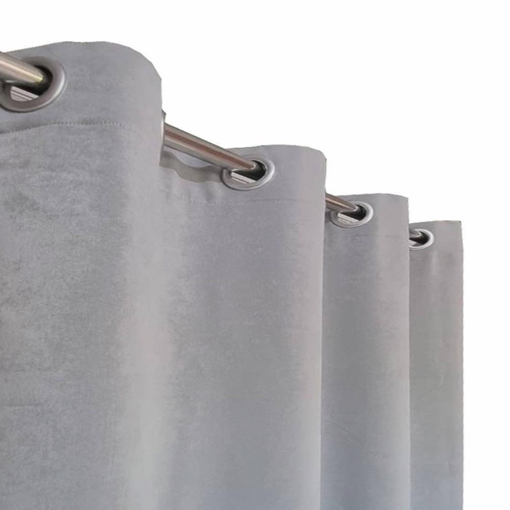 ผ้าม่าน EYELET HOME LIVING STYLE WELL UV 140X220 ซม. สีเทา