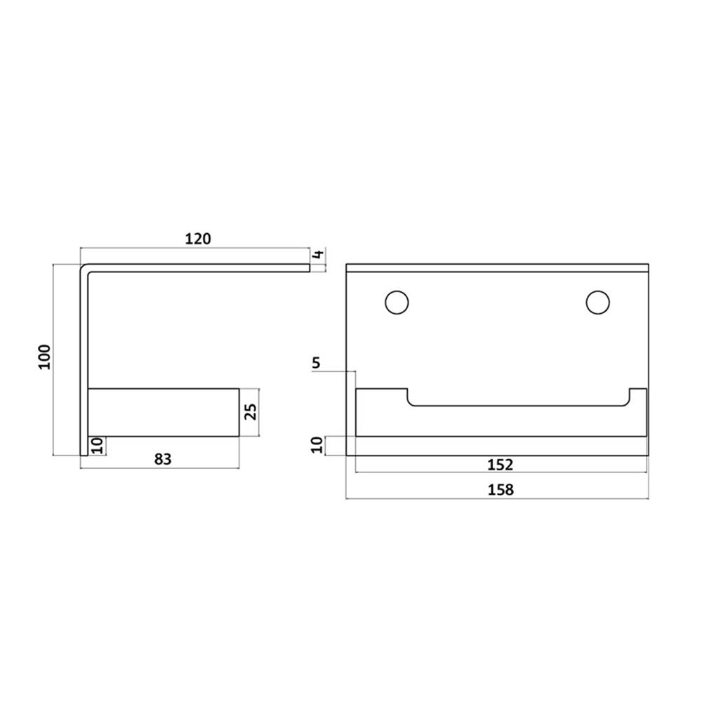 ที่ใส่กระดาษทิชชู่ RASLAND RA W1534-W6789-BK สีดำ