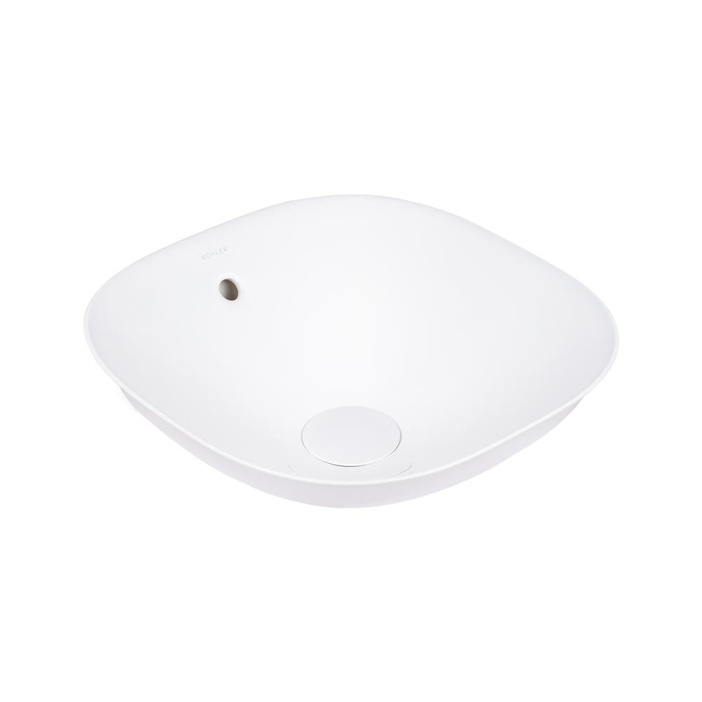 อ่างล้างหน้าวางบน KOHLER K-26407X-0 สีขาว