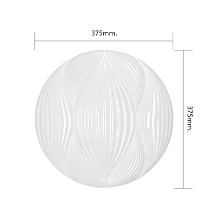 ไฟเพดาน LED LAMPTAN SWAY 14.5 นิ้ว 24 วัตต์ DAYLIGHT/COOL WHITE/WARM WHITE สีขาว_6