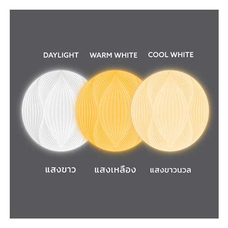 ไฟเพดาน LED LAMPTAN SWAY 14.5 นิ้ว 24 วัตต์ DAYLIGHT/COOL WHITE/WARM WHITE สีขาว_5