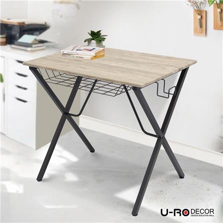 โต๊ะทำงานไม้ U-RODECOR LEXUS 000001901 80 ซม. สีโอ๊ค_5