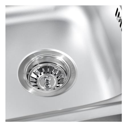 ซิงค์ขาตั้ง 1 หลุม 1 ที่พัก PARNO NARA7546 สีเงิน_4