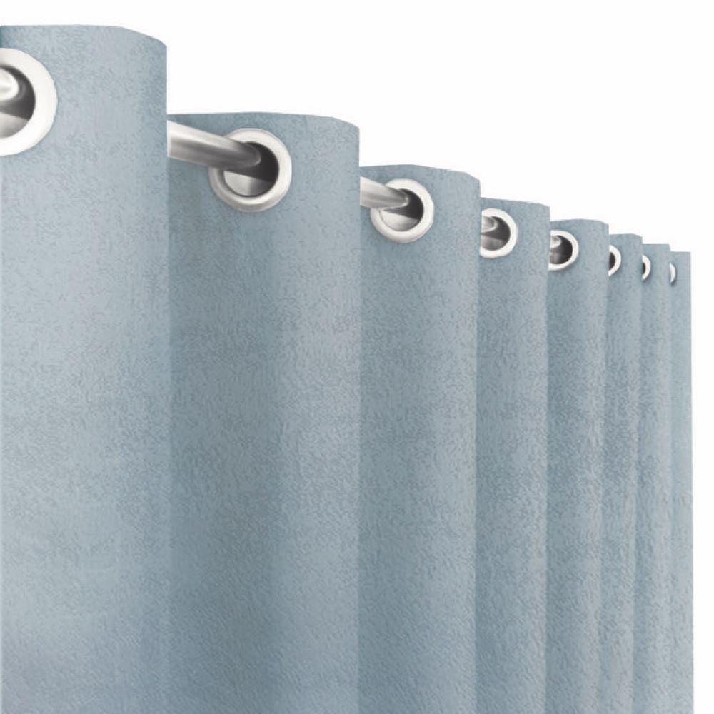 ผ้าม่าน EYELET HOME LIVING STYLE RIGO UV 140X250 ซม. สีฟ้า