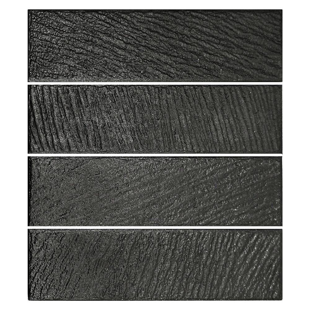 กระเบื้องผนังพอร์ซเลน 6x21.7 ซม. COTTO GT ECO-กาเก้ลาพิส ดำ PM 1 ตร.ม.