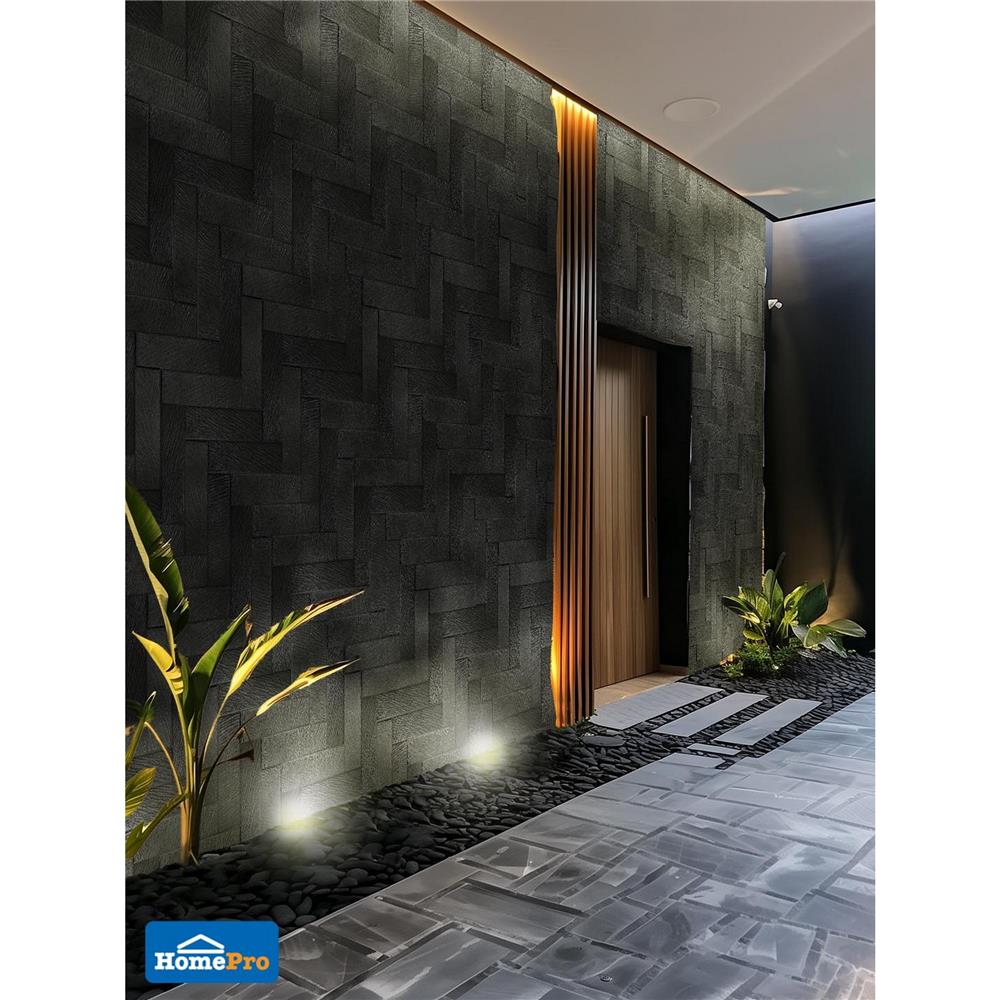 กระเบื้องผนังพอร์ซเลน 6x21.7 ซม. COTTO GT ECO-กาเก้ลาพิส ดำ PM 1 ตร.ม.