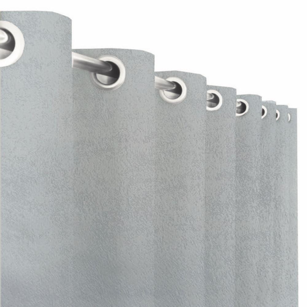 ผ้าม่าน EYELET HOME LIVING STYLE RIGO UV 140X220 ซม. สีเทาอ่อน