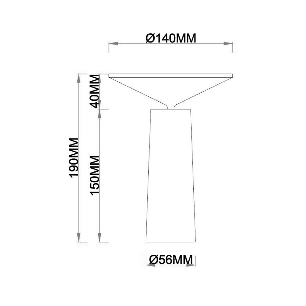 ไฟตั้งโต๊ะ LED CARINI T220105 3 วัตต์ สีขาว