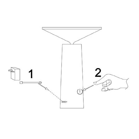 ไฟตั้งโต๊ะ LED CARINI T220105 3 วัตต์ สีขาว_9