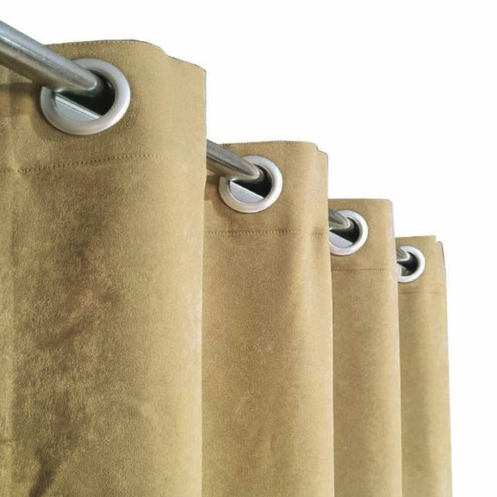 ผ้าม่าน EYELET HOME LIVING STYLE WELL UV 140X220 ซม. สีน้ำตาล