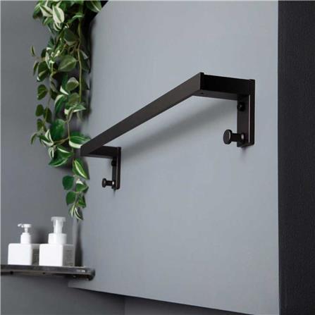 ราวแขวนผ้า RASLAND RA W1532-W2222-BK สีดำ_2