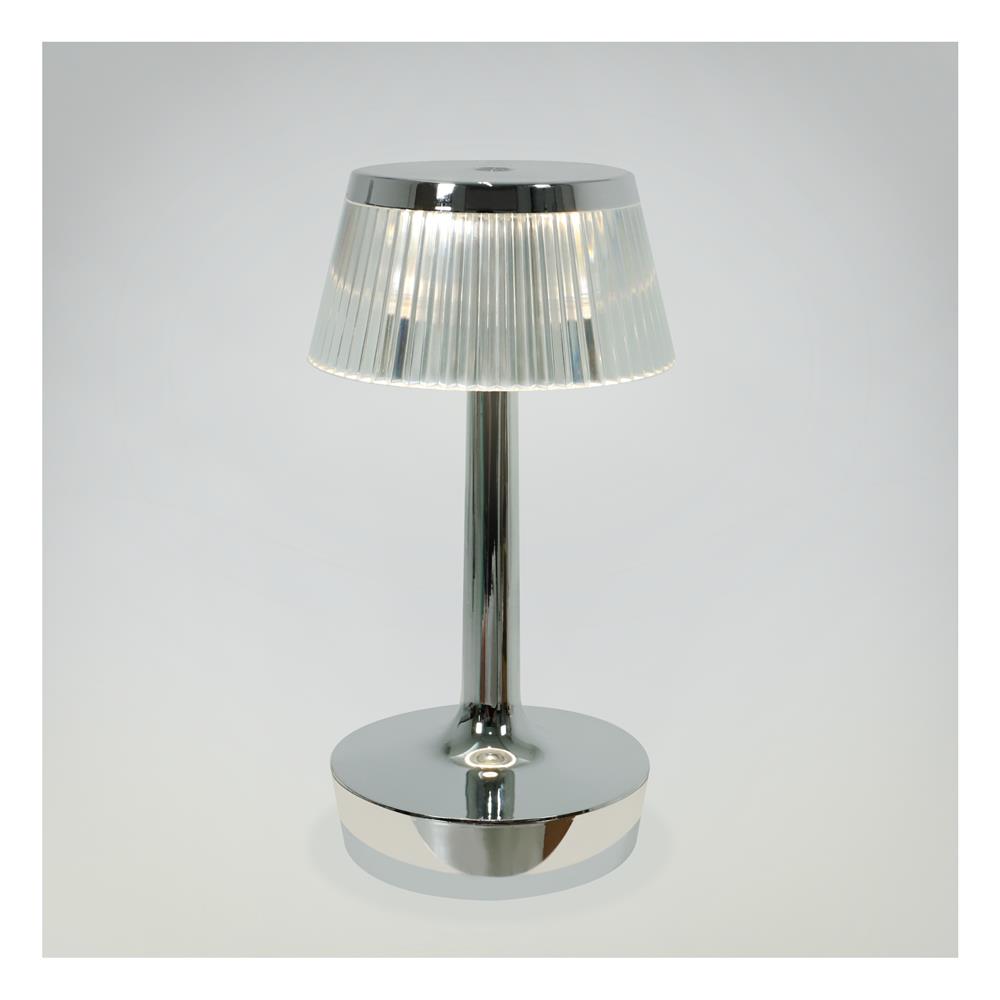 ไฟตั้งโต๊ะ LED CARINI T230814S 3 วัตต์ สีขาว/เงิน