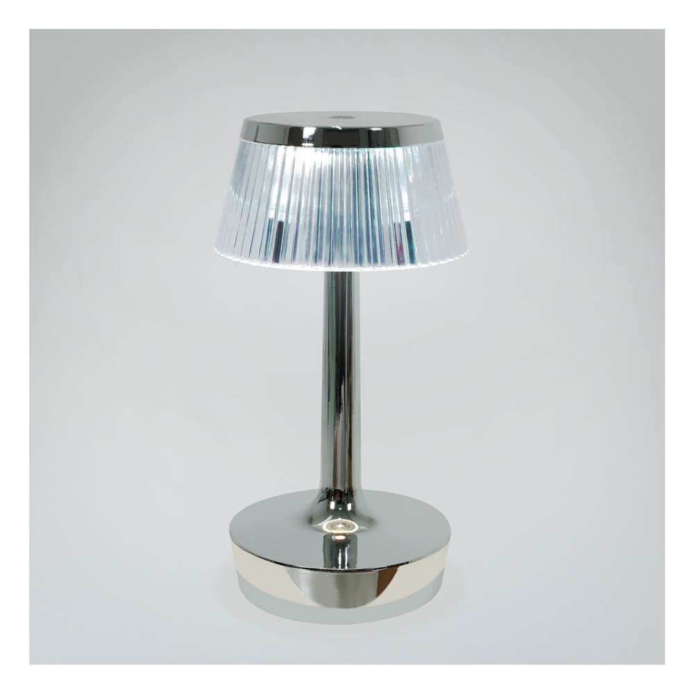 ไฟตั้งโต๊ะ LED CARINI T230814S 3 วัตต์ สีขาว/เงิน