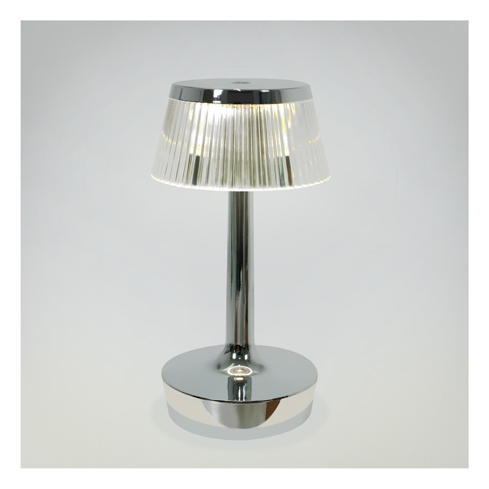 ไฟตั้งโต๊ะ LED CARINI T230814S 3 วัตต์ สีขาว/เงิน