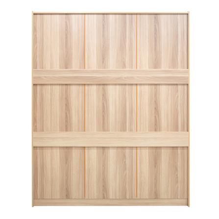 ตู้เสื้อผ้าบานเลื่อน FURDINI GREATE 160 ซม. สีไวท์โอ๊ค/ขาว_4