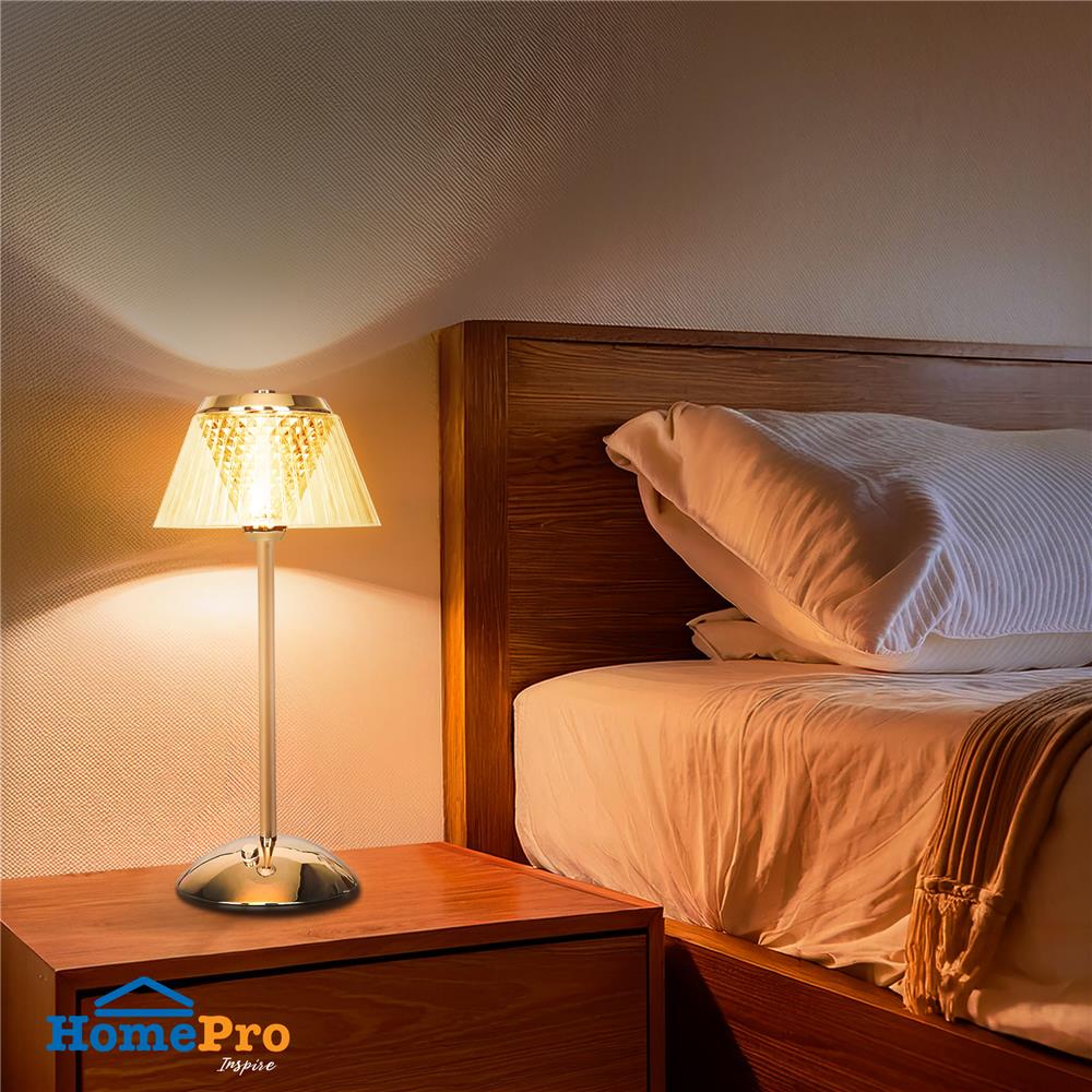 ไฟตั้งโต๊ะ LED CARINI T240302 3 วัตต์ สีใส/ทอง