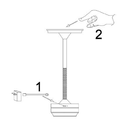 ไฟตั้งโต๊ะ LED CARINI T230420 3 วัตต์ สีทอง_10