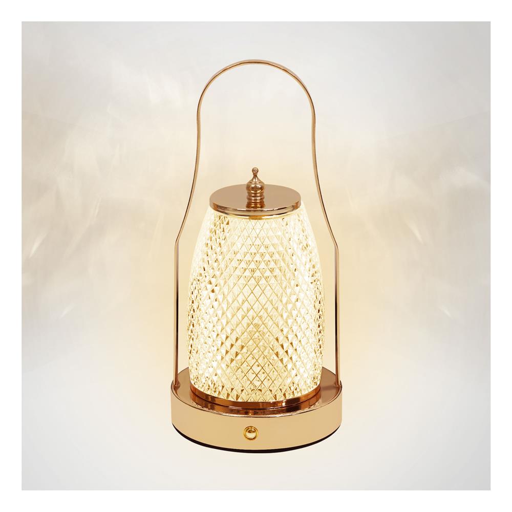 ไฟตั้งโต๊ะ LED CARINI T230693 3 วัตต์ สีใส/ทอง