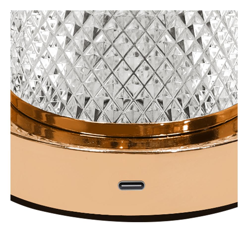 ไฟตั้งโต๊ะ LED CARINI T230693 3 วัตต์ สีใส/ทอง