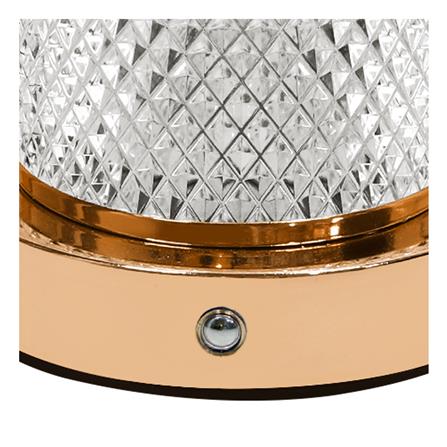 ไฟตั้งโต๊ะ LED CARINI T230693 3 วัตต์ สีใส/ทอง_6