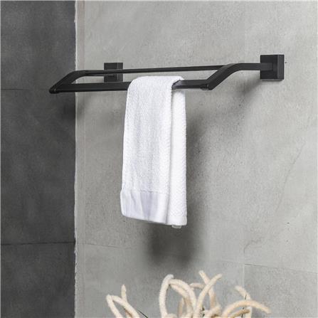 ราวแขวนผ้า RASLAND RA W1526-W5959-BK สีดำ_2