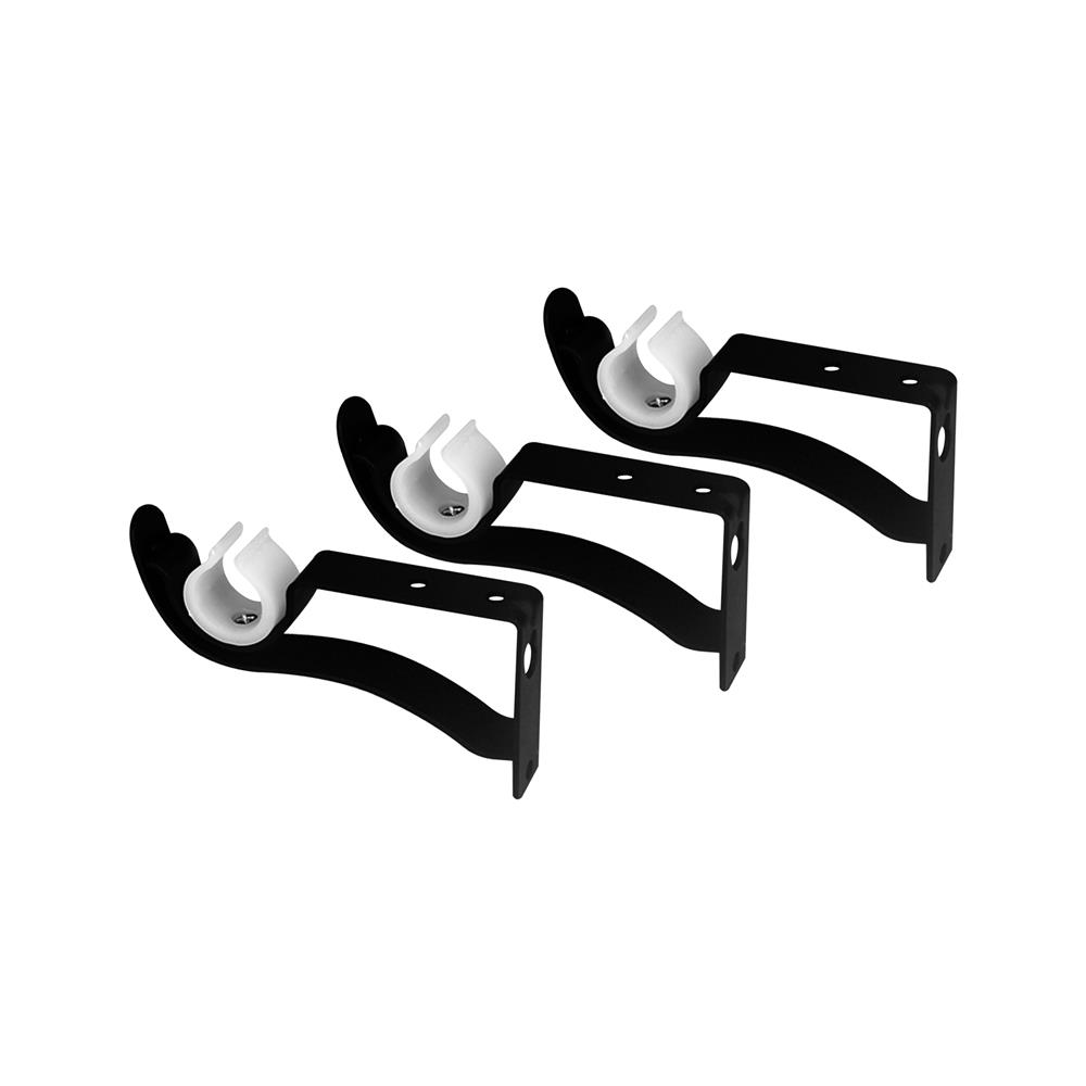 รางเหล็ก ยืดหด BENETTA DAI 180-310 ซม. สีดำ