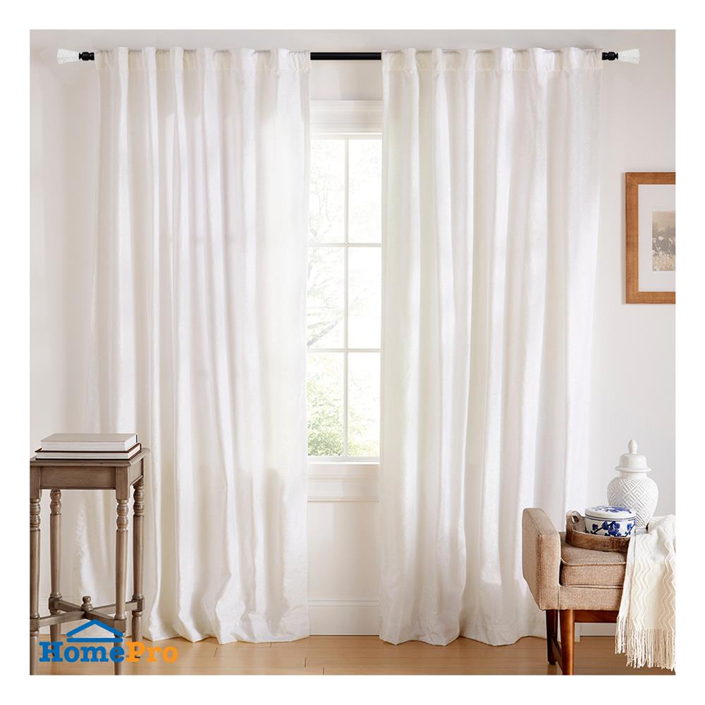 รางเหล็ก ยืดหด BENETTA DAI 180-310 ซม. สีดำ