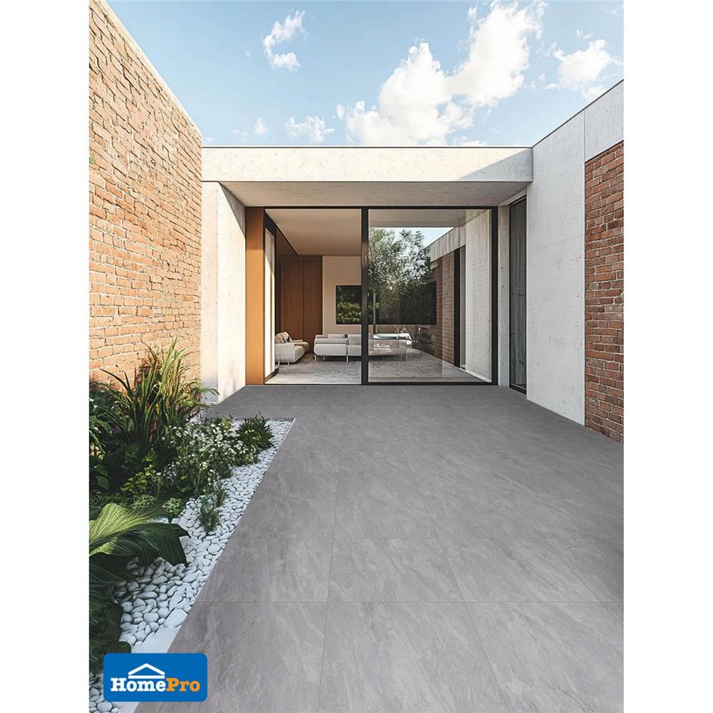 กระเบื้องพื้น 16x16 นิ้ว COTTO ซาปาต้า เทา PM 0.96 ตร.ม.