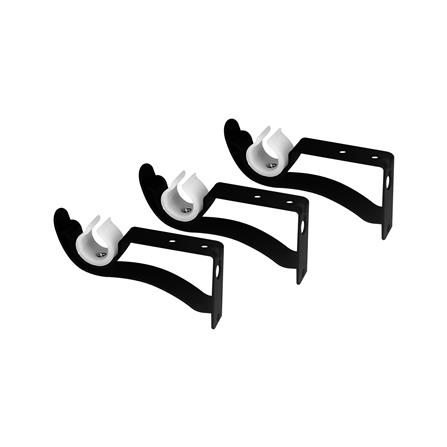 รางเหล็ก ยืดหด BENETTA DAI 120-210 ซม. สีดำ_2