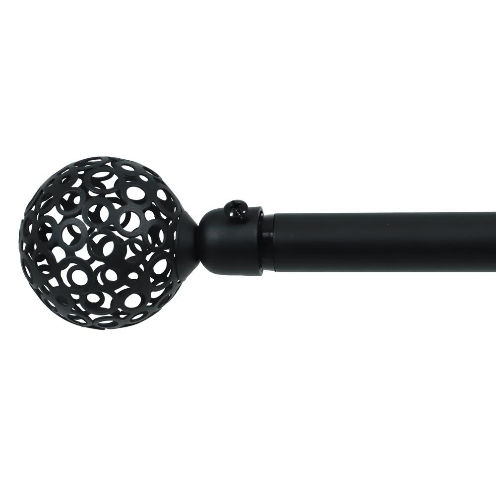 รางเหล็ก ยืดหด HOME LIVING STYLE ALIDA 180-310 ซม. สีดำ