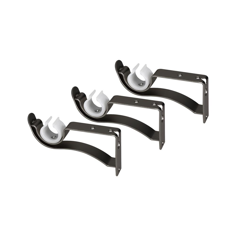 รางเหล็ก ยืดหด BENETTA DARIA 120-210 ซม. สีดำ