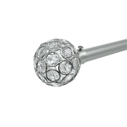 รางเหล็ก ยืดหด HOME LIVING STYLE ULA 120-210 ซม. สีเงิน_1